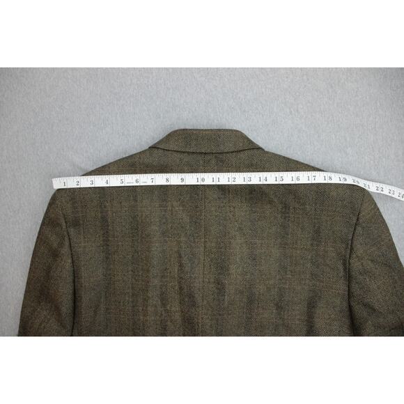 Lauren Ralph Lauren Blazer Mens Size 42S Plaid 100% Lamb's Wool 2 Button Notch - Picture 10 of 10